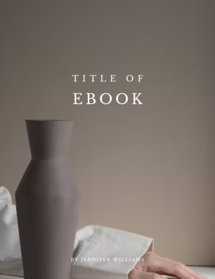 Ebook Creator Kit Canva Template
